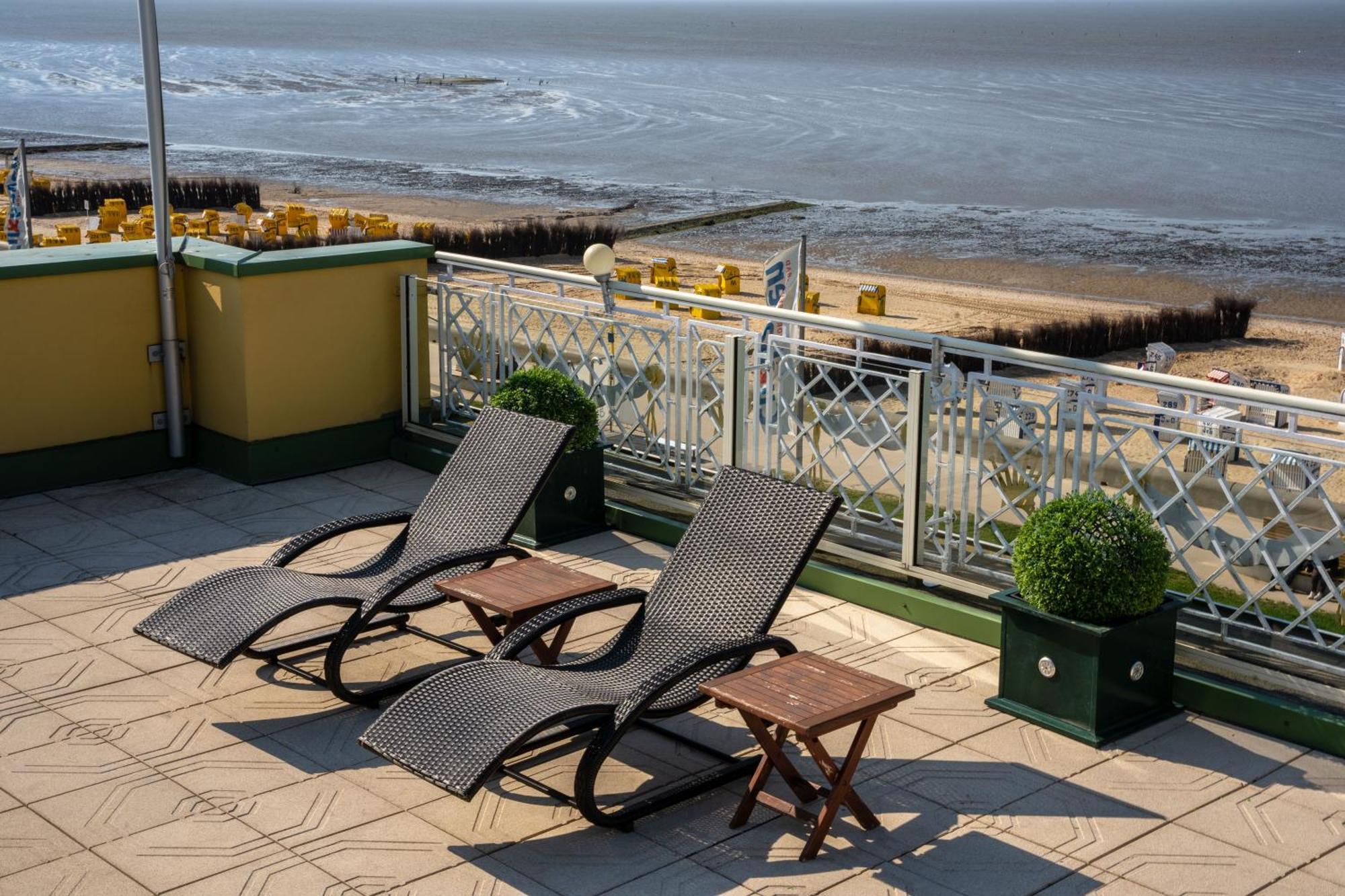 Seeschloesschen - Hotel Strandperle Cuxhaven Bagian luar foto